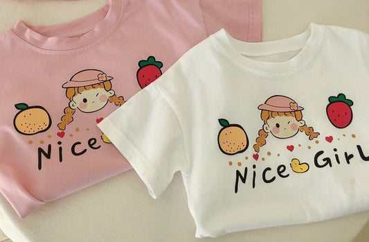 N1- Everyday Girl's Printed T-Shirt