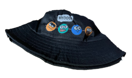 H2 - Smiley Face Printed Summer Hats