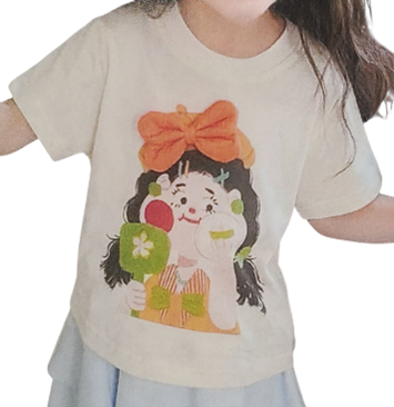 KY02 - Girl's Printed Tee
