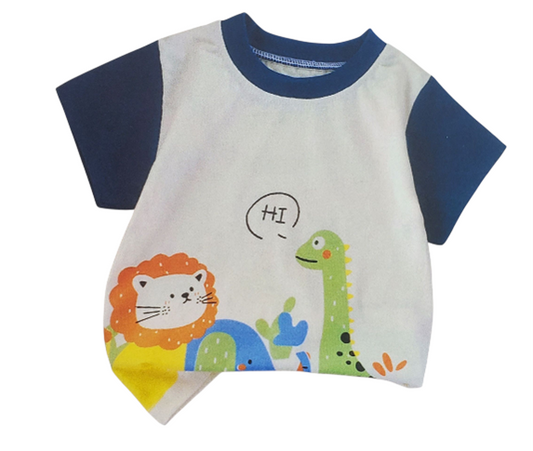 A106 - Boys Animal Printed Tess