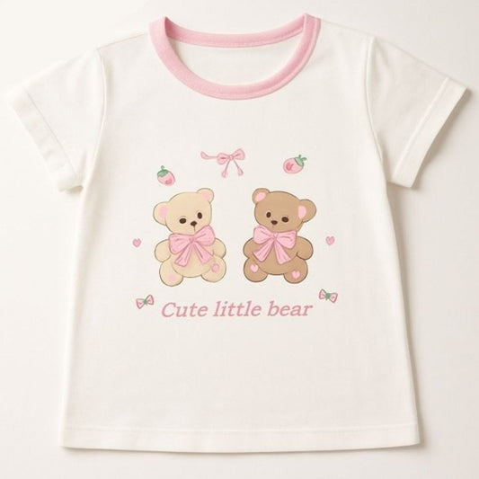 KK9 - Girl's Playful Printed Tee for Kids