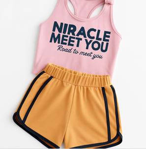 SHG434 - Girl's Tank & Short Set