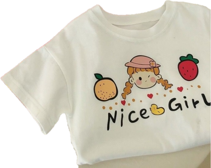 N1- Everyday Girl's Printed T-Shirt